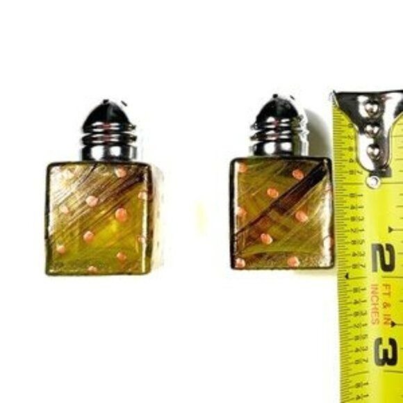 Miniature Hand-Painted Salt & Pepper Shaker Pop Art Polka Dots - Picture 7 of 7